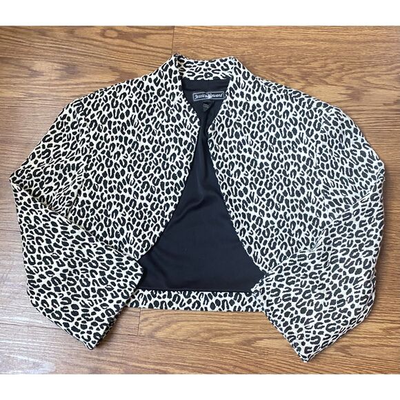 Y2K Leopard Print Bolero - Picture 1 of 6